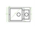 Laveo Celia Granite Sink 1.5 Bowl-7