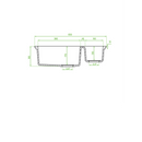 Laveo Celia Granite Sink 1.5 Bowl-8