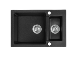 Buy black Laveo Celia Granite Sink 1.5 Bowl