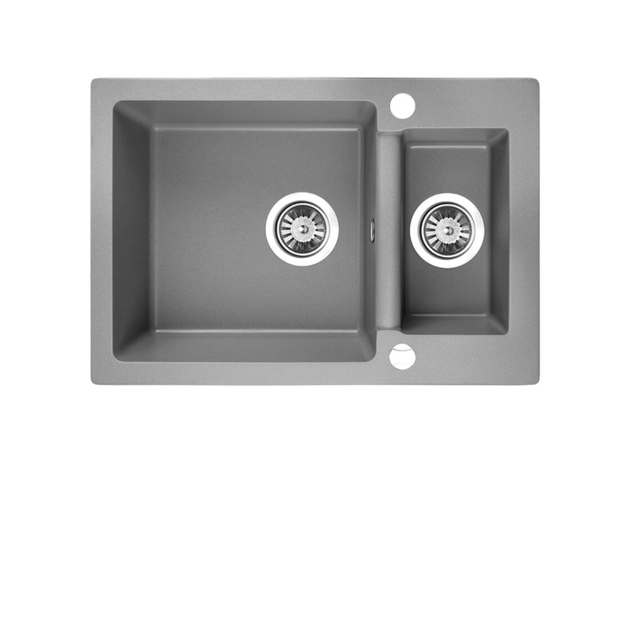 Buy grey Laveo Celia Granite Sink 1.5 Bowl