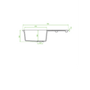 Laveo Barbados Granite Sink 1 Bowl-10