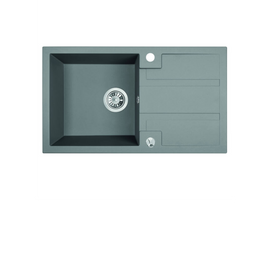 Buy grey Laveo Barbados Granite Sink 1 Bowl