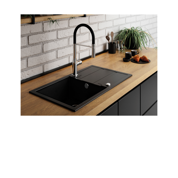 Laveo Barbados Granite Sink 1 Bowl