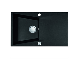 Buy black Laveo Grenada Granite Sink 1 Bowl with Drainer