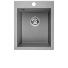 Buy grey Laveo Chichi Granite Sink 1 Bowl