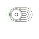 Laveo Dafne Granite Sink 1 Bowl with Full Drainer Round-8