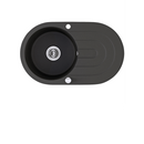 Laveo Dafne Granite Sink 1 Bowl with Full Drainer Round-5