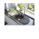 Laveo Dafne Granite Sink 1 Bowl with Full Drainer Round-9