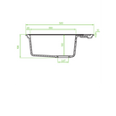 Laveo Dafne Granite Sink 1 Bowl with Half Drainer Round-8