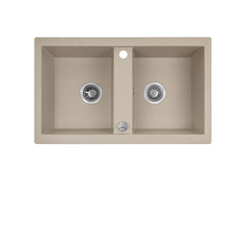 Laveo Barbados Granite Sink 2 Bowl