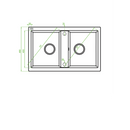 Laveo Barbados Granite Sink 2 Bowl-8