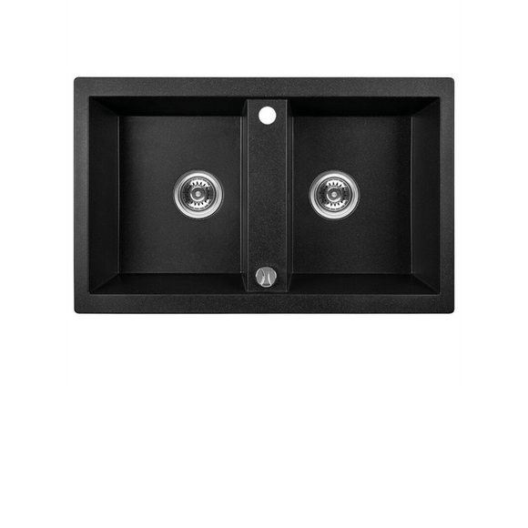 Laveo Barbados Granite Sink 2 Bowl