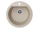 Laveo Dafne Granite Sink 1 Bowl T/HL Round-1