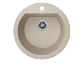 Laveo Dafne Granite Sink 1 Bowl T/HL Round
