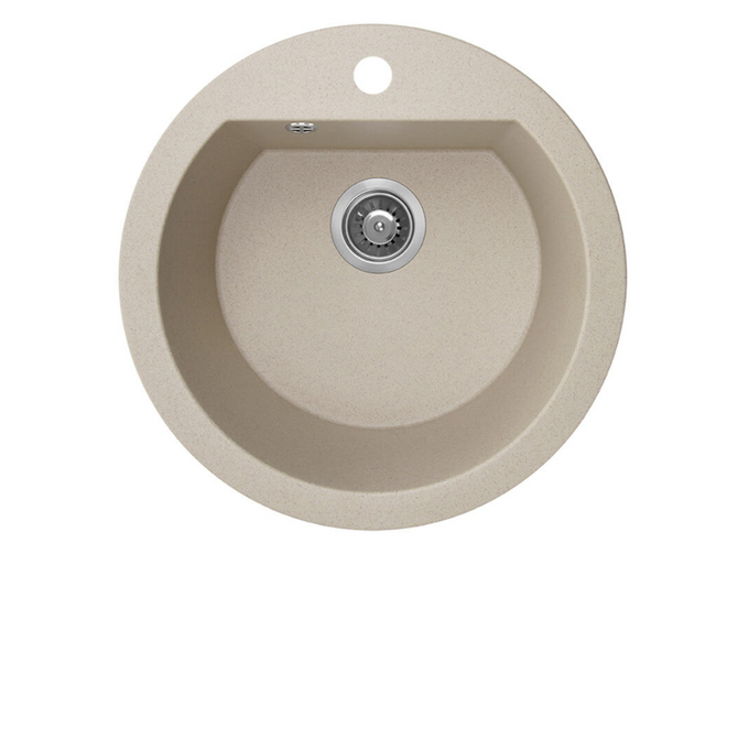 Laveo Dafne Granite Sink 1 Bowl T/HL Round