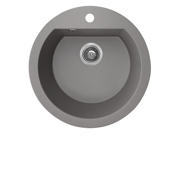 Laveo Dafne Granite Sink 1 Bowl T/HL Round