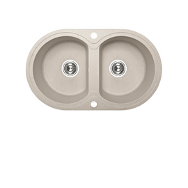 Laveo Dafne Granite Sink 2 Bowl