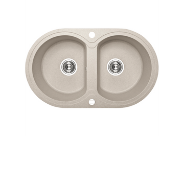 Laveo Dafne Granite Sink 2 Bowl
