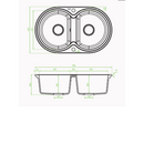 Laveo Dafne Granite Sink 2 Bowl-8