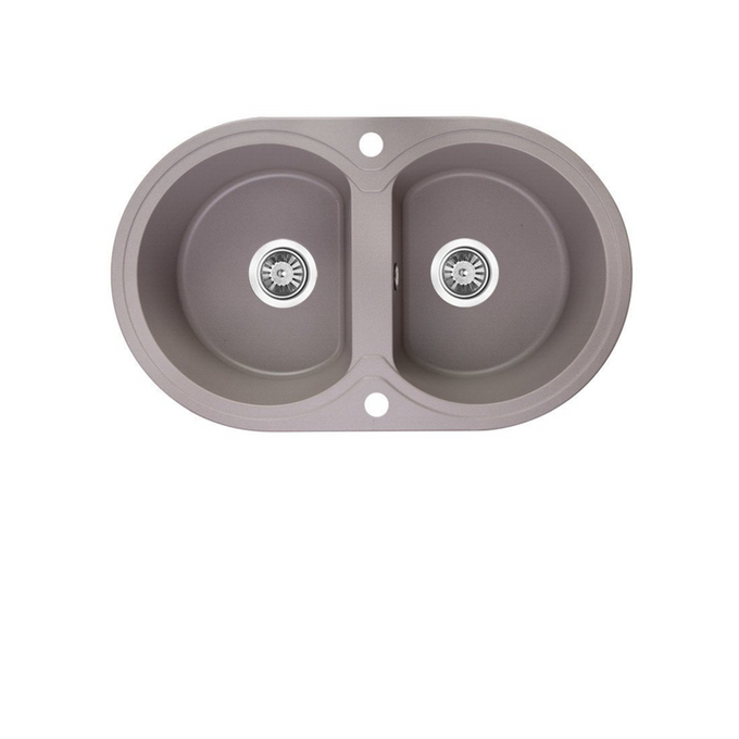 Laveo Dafne Granite Sink 2 Bowl