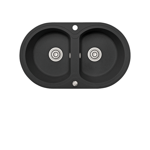 Laveo Dafne Granite Sink 2 Bowl