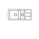Laveo Barbados Granite Sink 1.5 Bowl-10