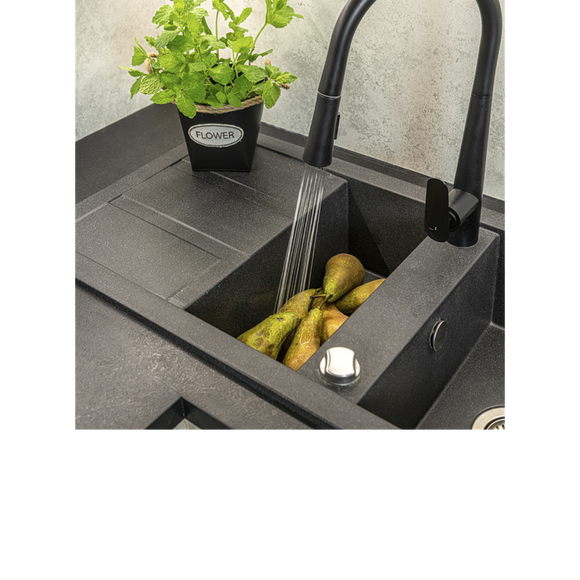 Laveo Barbados Granite Sink 1.5 Bowl