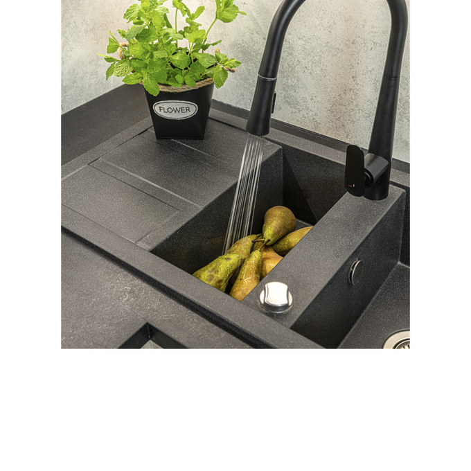 Laveo Barbados Granite Sink 1.5 Bowl