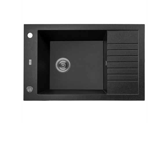 Laveo Pioneer Granite Sink 1 Bowl with Half Drainer