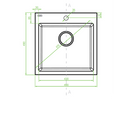Laveo Alena Granite Sink 1 Bowl-11