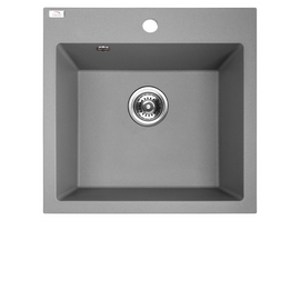 Buy grey Laveo Alena Granite Sink 1 Bowl