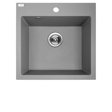 Buy grey Laveo Alena Granite Sink 1 Bowl