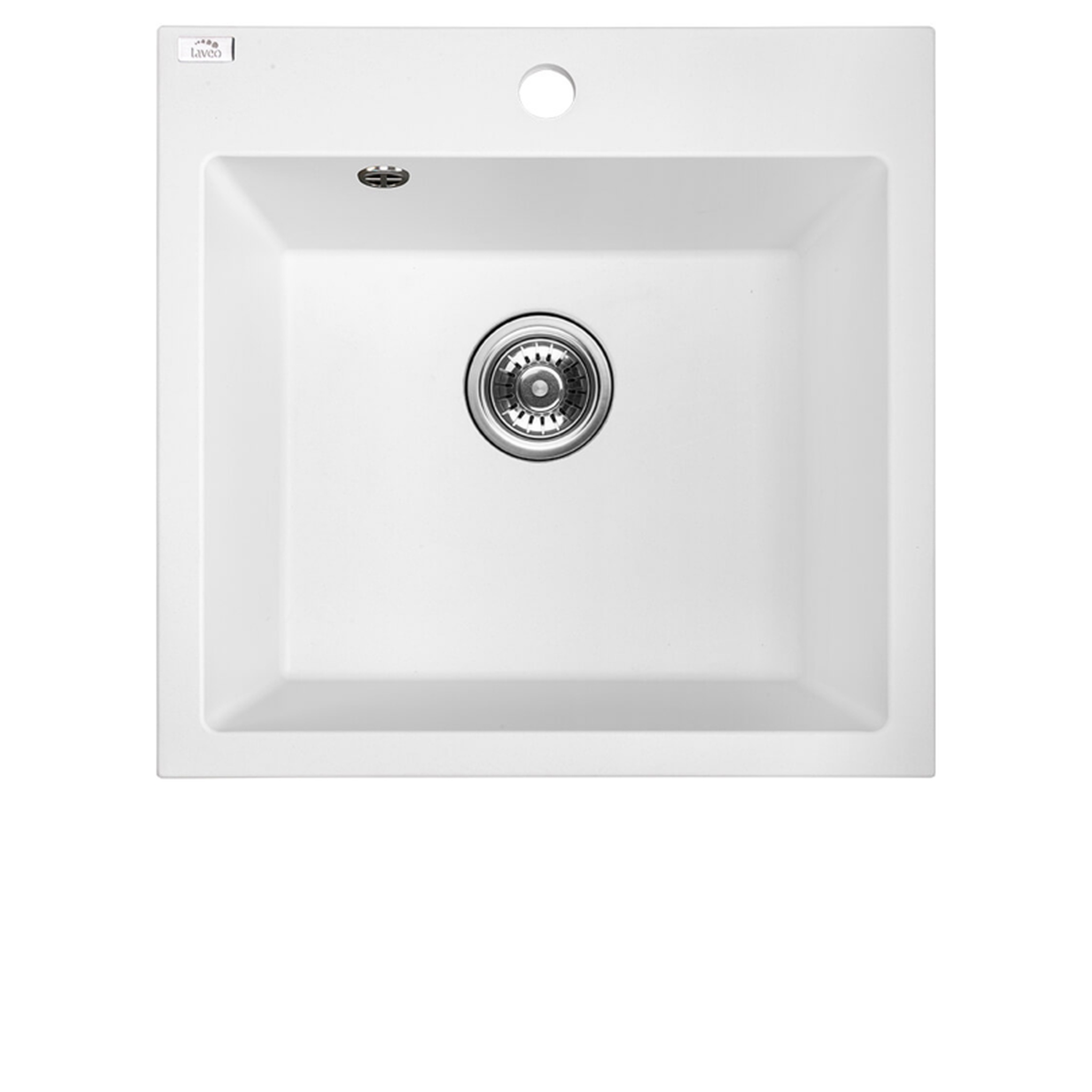 Buy white Laveo Alena Granite Sink 1 Bowl