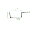 Laveo Barbados Granite Sink 1 Bowl Half Drainer-5