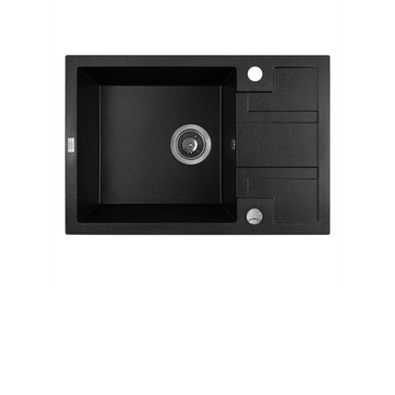 Laveo Barbados Granite Sink 1 Bowl Half Drainer