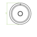 Laveo Dafne Granite Sink 1 Bowl Round-9