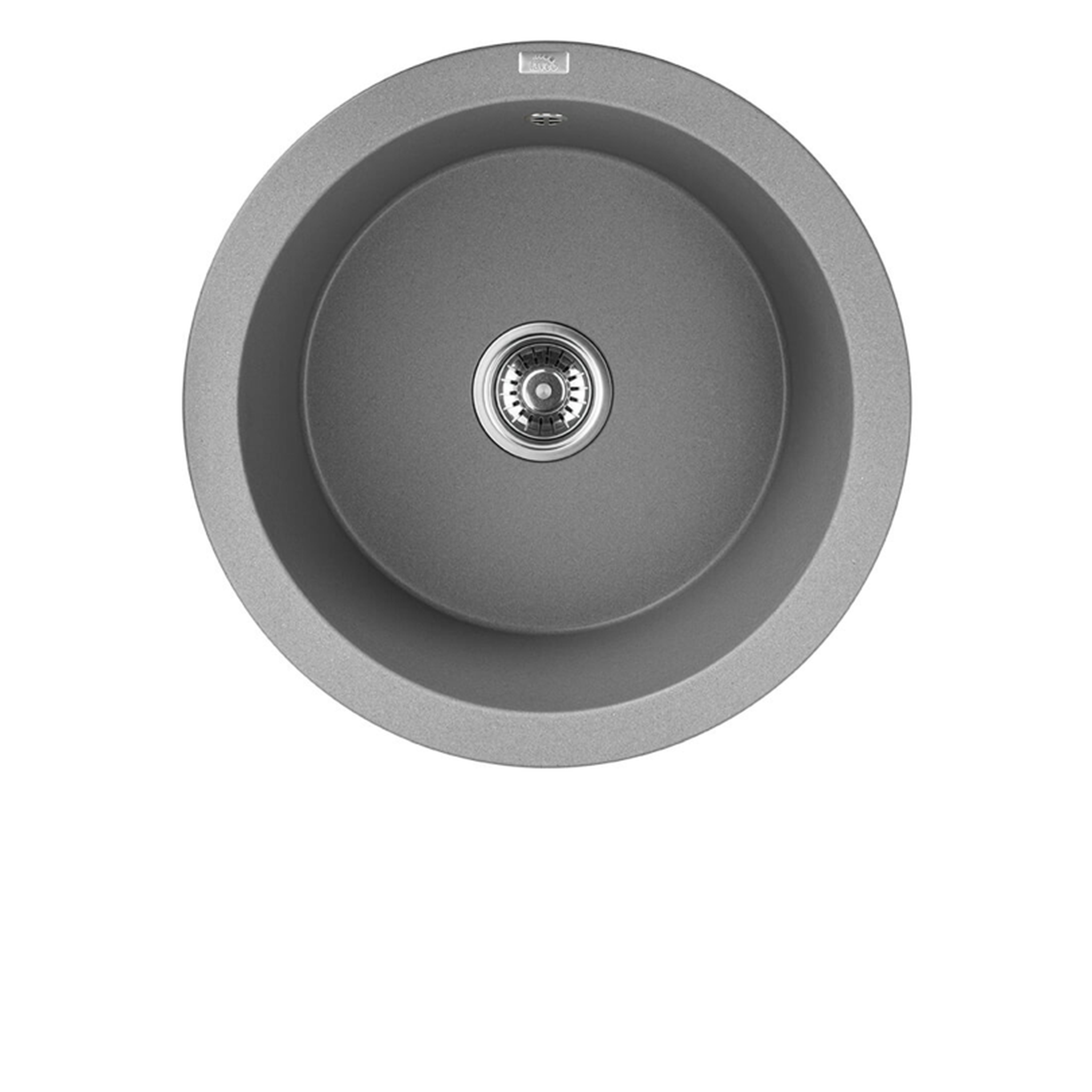 Buy grey Laveo Dafne Granite Sink 1 Bowl Round