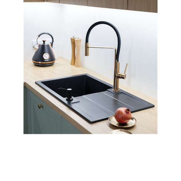 Laveo Barbados Granite Sink 1 Bowl