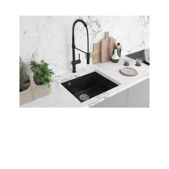 Laveo Ibiza Granite Sink 1 Bowl Undermount