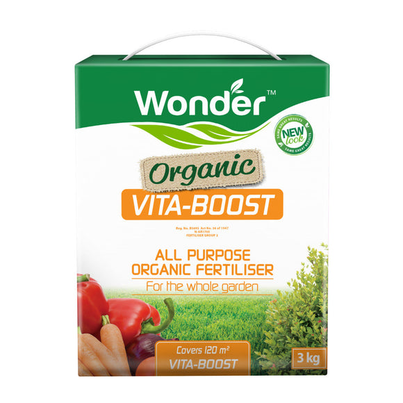 Wonder Organic Vita-Boost Vermicompost Fertiliser 3kg