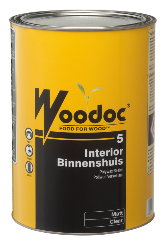 Image of Woodoc 5 Indoor Wax Sealer 5L Matt in Woodcare Products