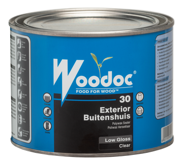 Image of Woodoc 30 Exterior Low Gloss Wax Sealer 1L Clear in Woodcare Products