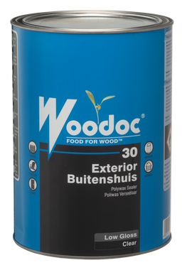 Image of Woodoc 30 Exterior Light Gloss Wax Sealer 5L Clear in Woodcare Products