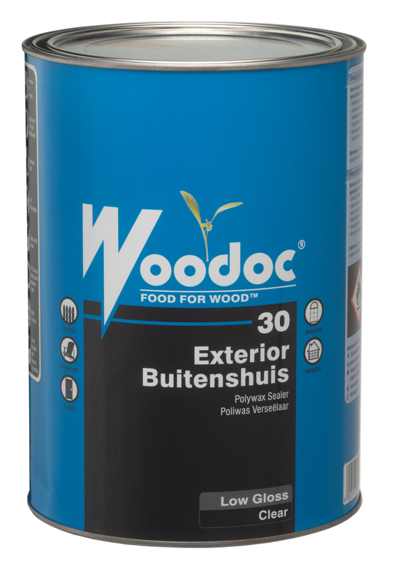 Image of Woodoc 30 Exterior Light Gloss Wax Sealer 5L Clear in Woodcare Products