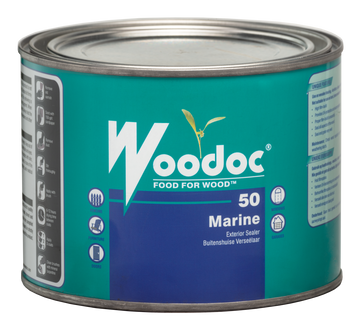 Image of Woodoc 50 Exterior Medium Gloss Wax Sealer 1L Clear in Woodcare Products