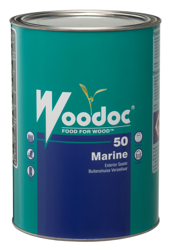 Image of Woodoc 50 Exterior Medium Gloss Wax Sealer 5L Clear in Woodcare Products