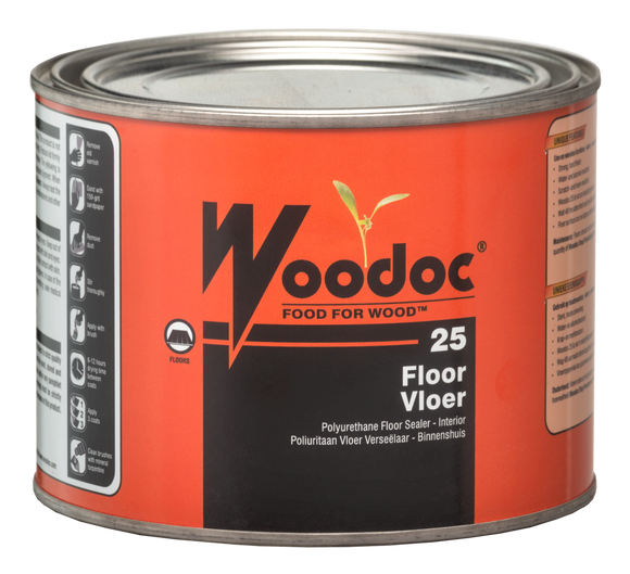 Image of Woodoc 25 Interior Satin Floor Sealer 1L Clear in Woodcare Products