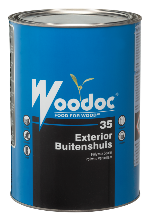 Image of Woodoc 35 Exterior Low Gloss Wax Sealer 5L-Meranti in Woodcare Products