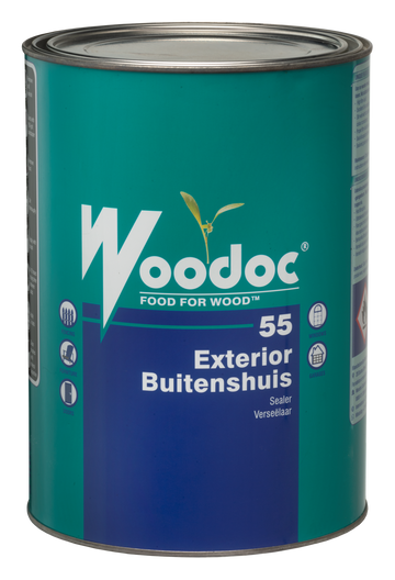 Image of Woodoc 55 Exterior Gloss Wax Sealer 5L-Meranti in Woodcare Products