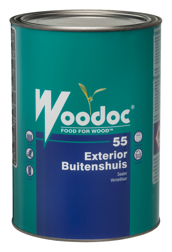 Image of Woodoc 55 Exterior Gloss Wax Sealer 5L-Meranti in Woodcare Products